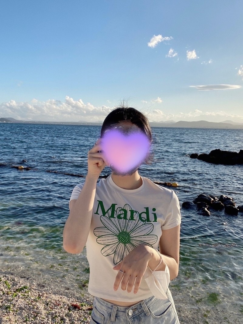 【優惠預訂】MARDI MERCREDI FLOWERMARDI CROPPED TSHIRT（7色）