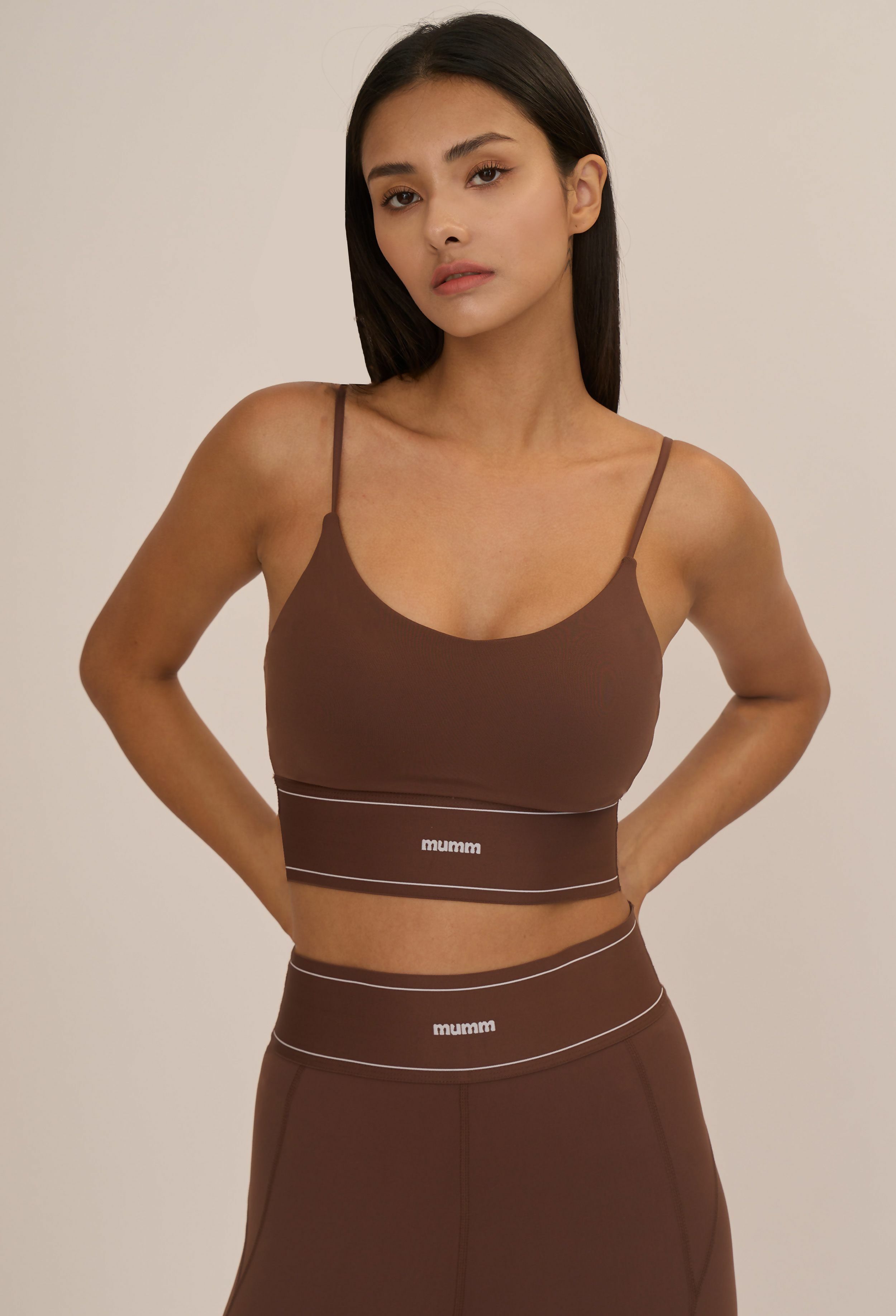 <ELASTIC> 7MM BRA TOP