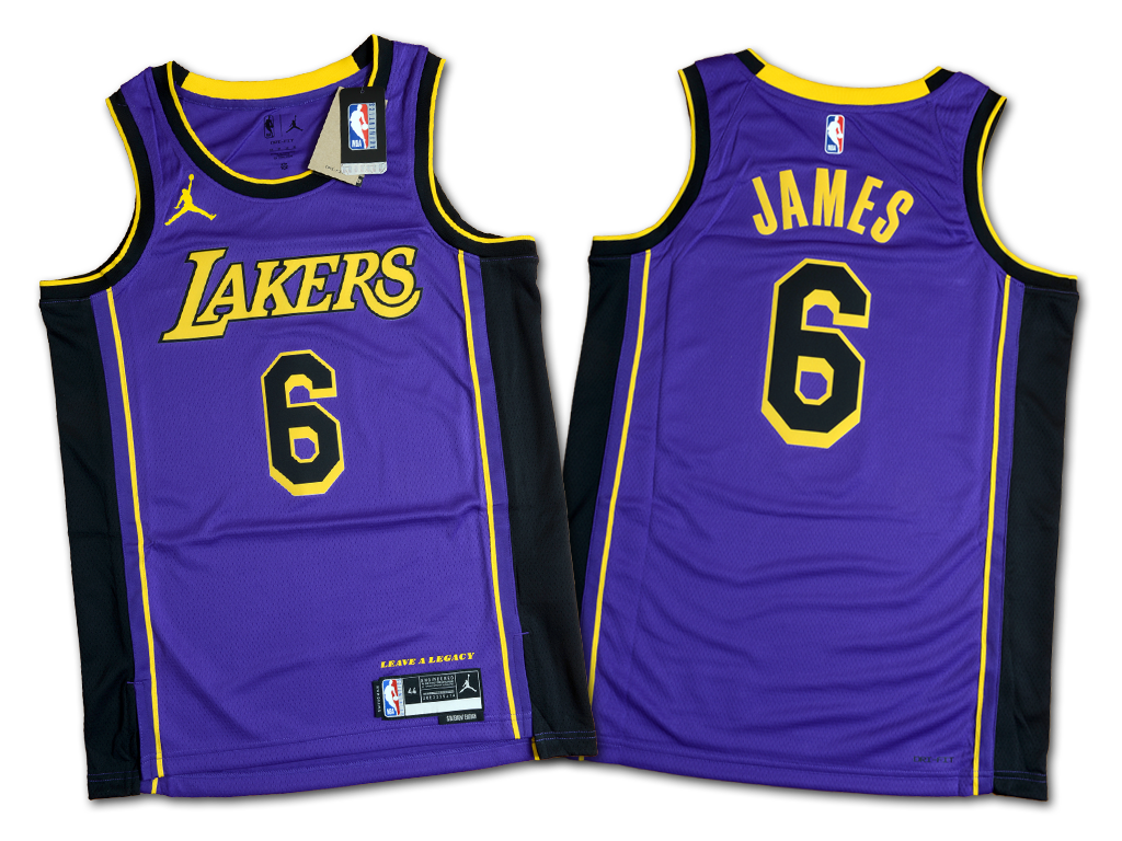 Jordan Brand 洛杉磯湖人隊 LeBron James 宣言版 Swingman 球衣