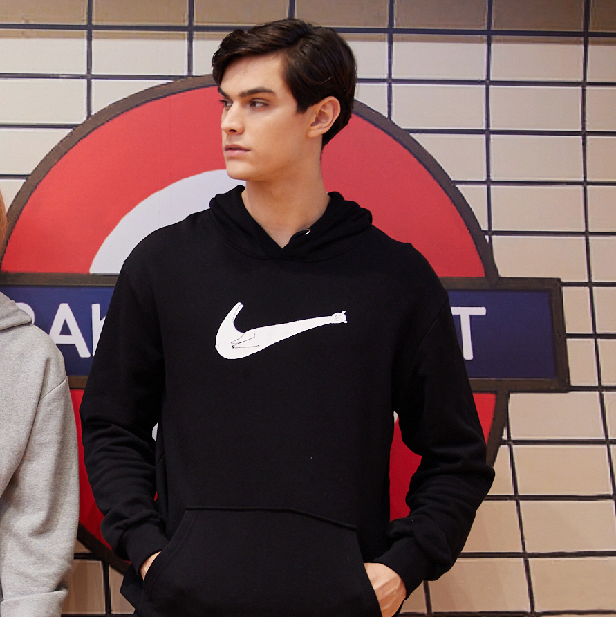 Sporty Alpaca 羊駝勾勾 高磅數長袖帽T