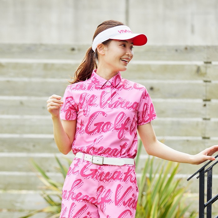 女士 字母印花短袖POLO衫