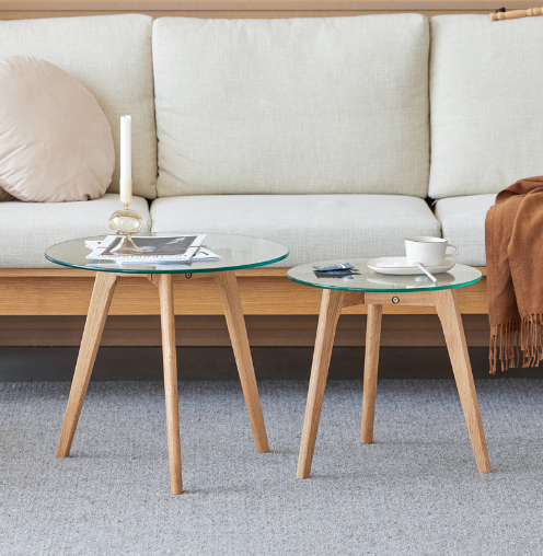 聖羅莎實木大小茶几 SLS-A1186