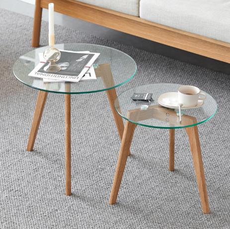 聖羅莎實木大小茶几 SLS-A1186