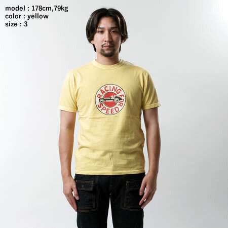 UES RACING Tee / yellow