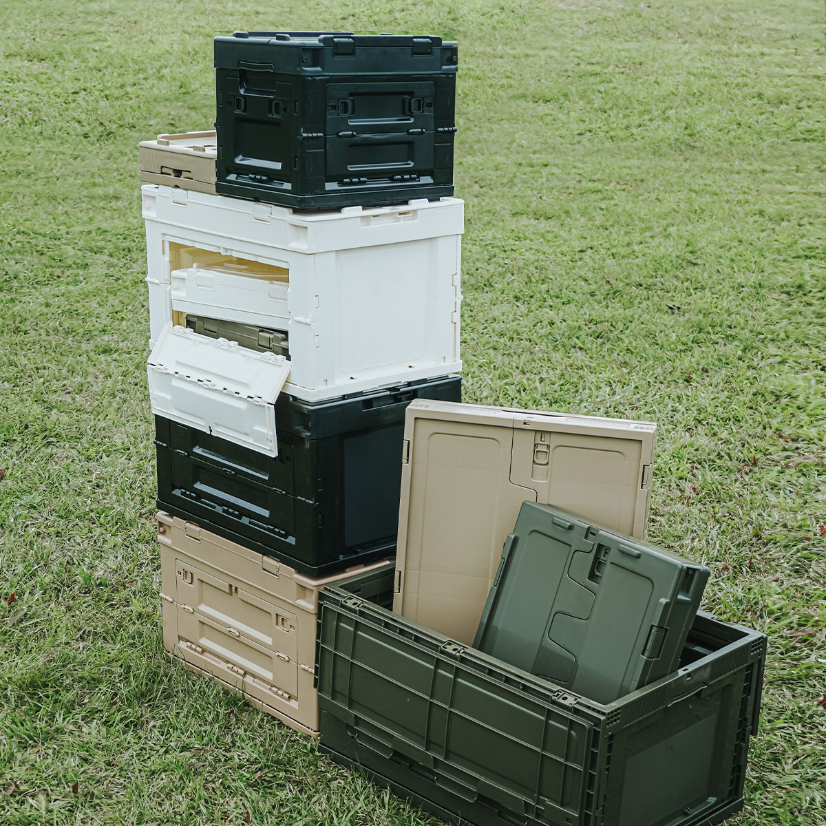 【野式原品】-摺疊側開露營收納箱