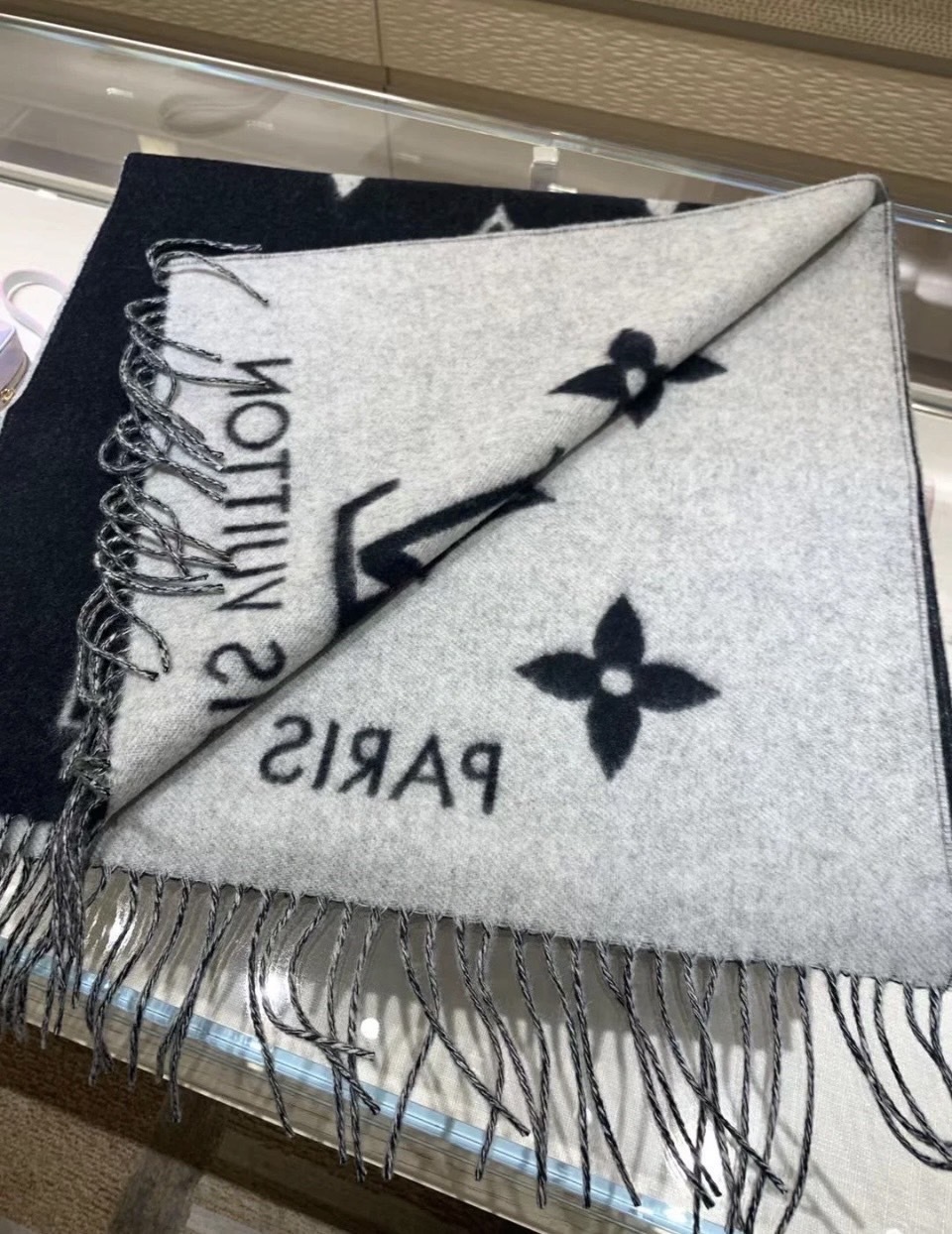 Louis Vuitton LV REYKJAVIK 雙面圍巾