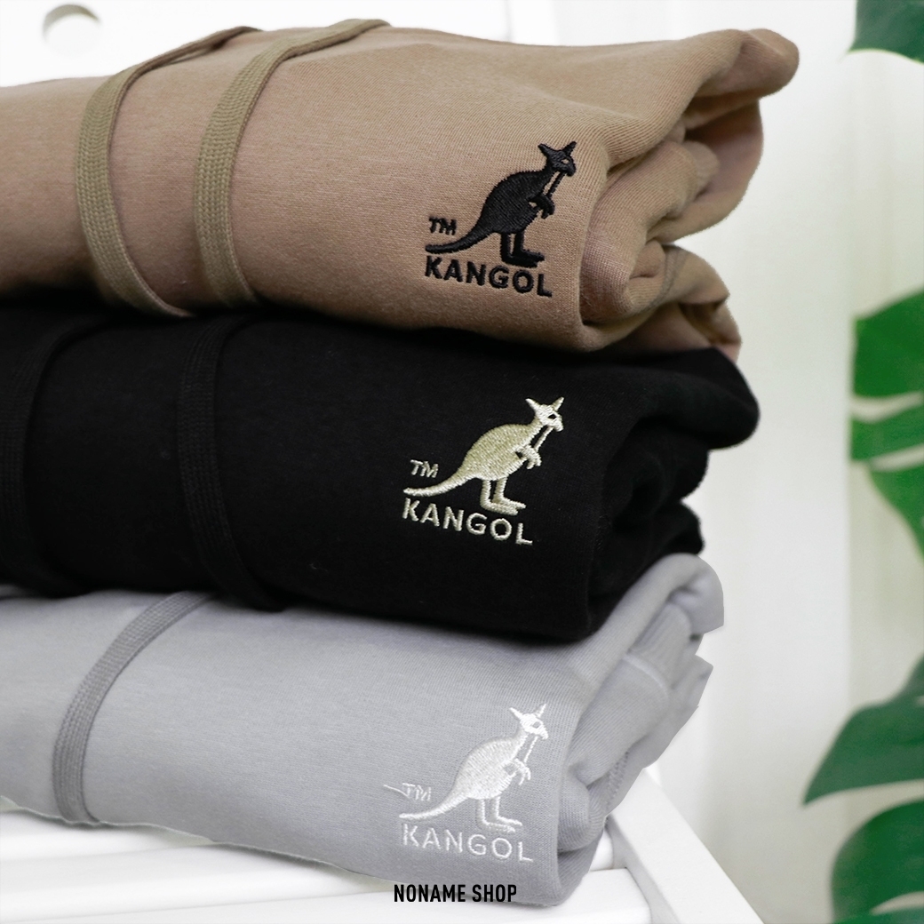 <<錯過哭哭‼️現貨超低價>> KANGOL 全台獨家 袋鼠 刺繡 LOGO 三色 帽T 三色 (男款)