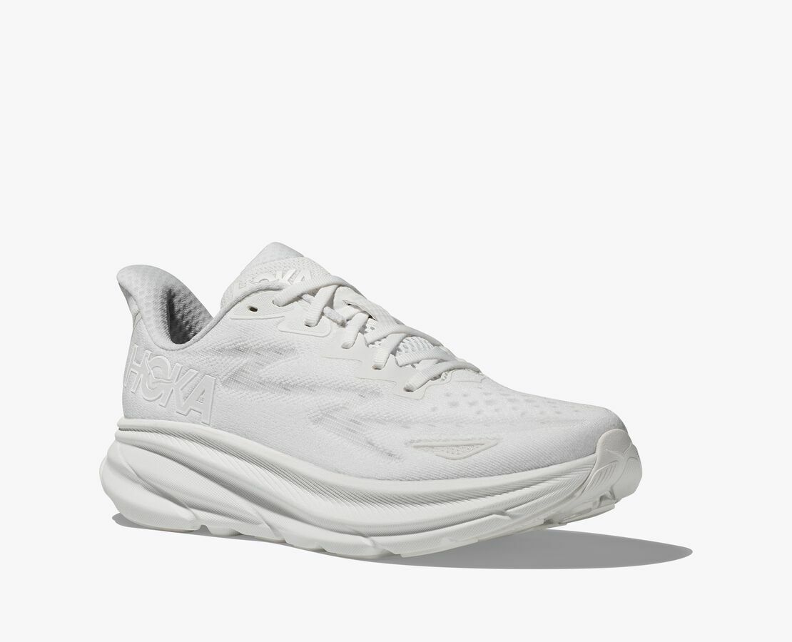 Hoka One One Clifton 9 White White Men