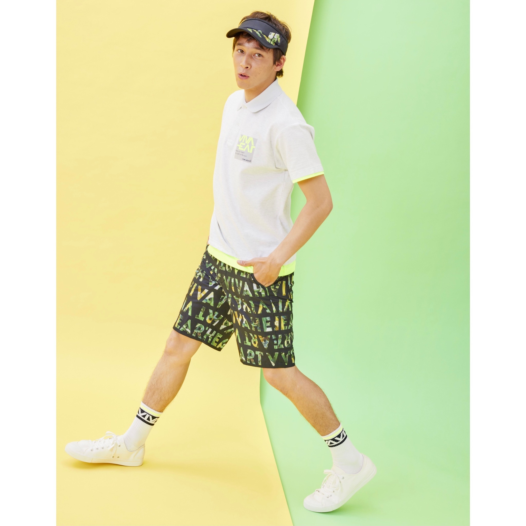 男士 Plantica植紋印花短褲