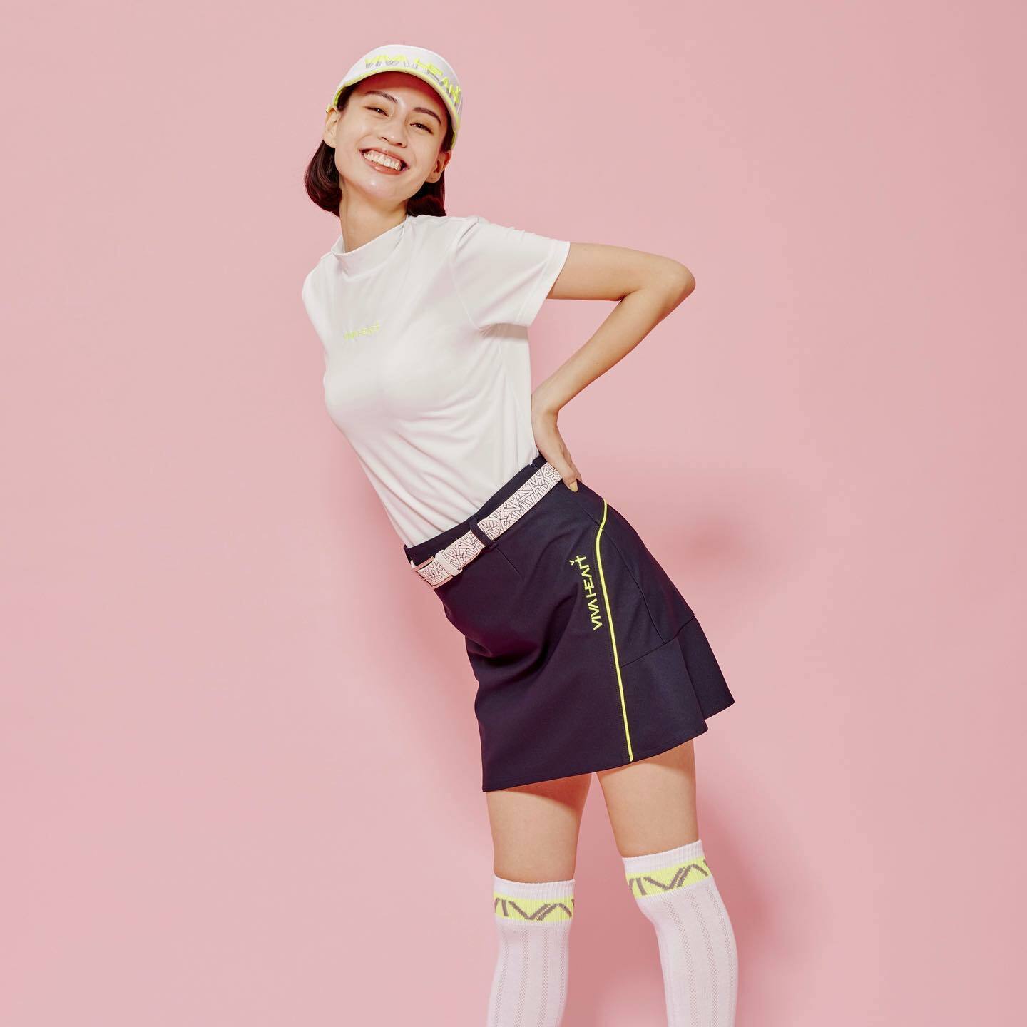 女士 立體感剪裁短裙