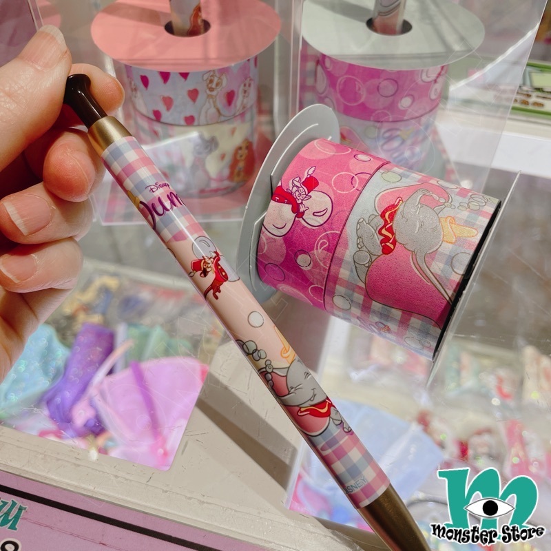 小飛象小老鼠原子筆連裝飾紙帶