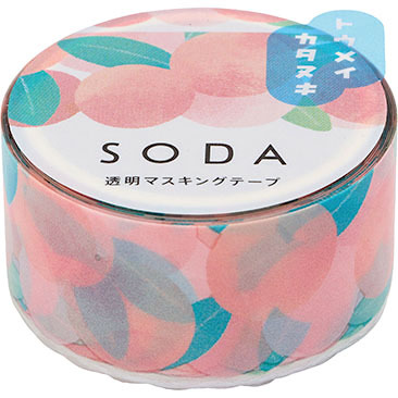 King Jim透明PET膠帶－20mm SODA Die-cut系列 (日本文具品牌)