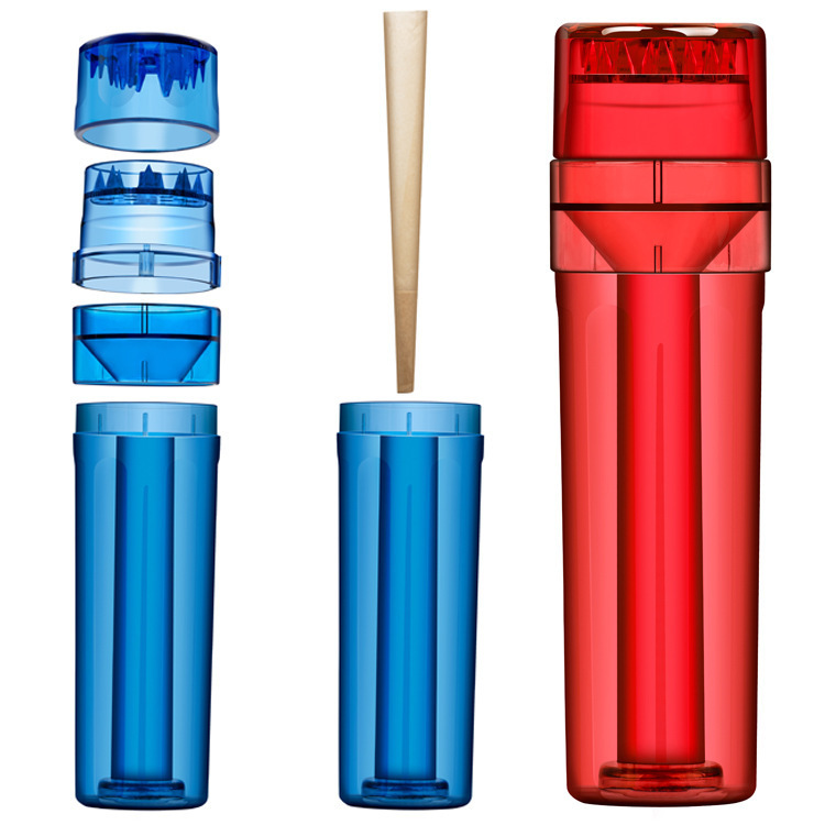 磨罐一體 - 塑料喇叭捲菸研磨器 AIO Acrylic Grinder