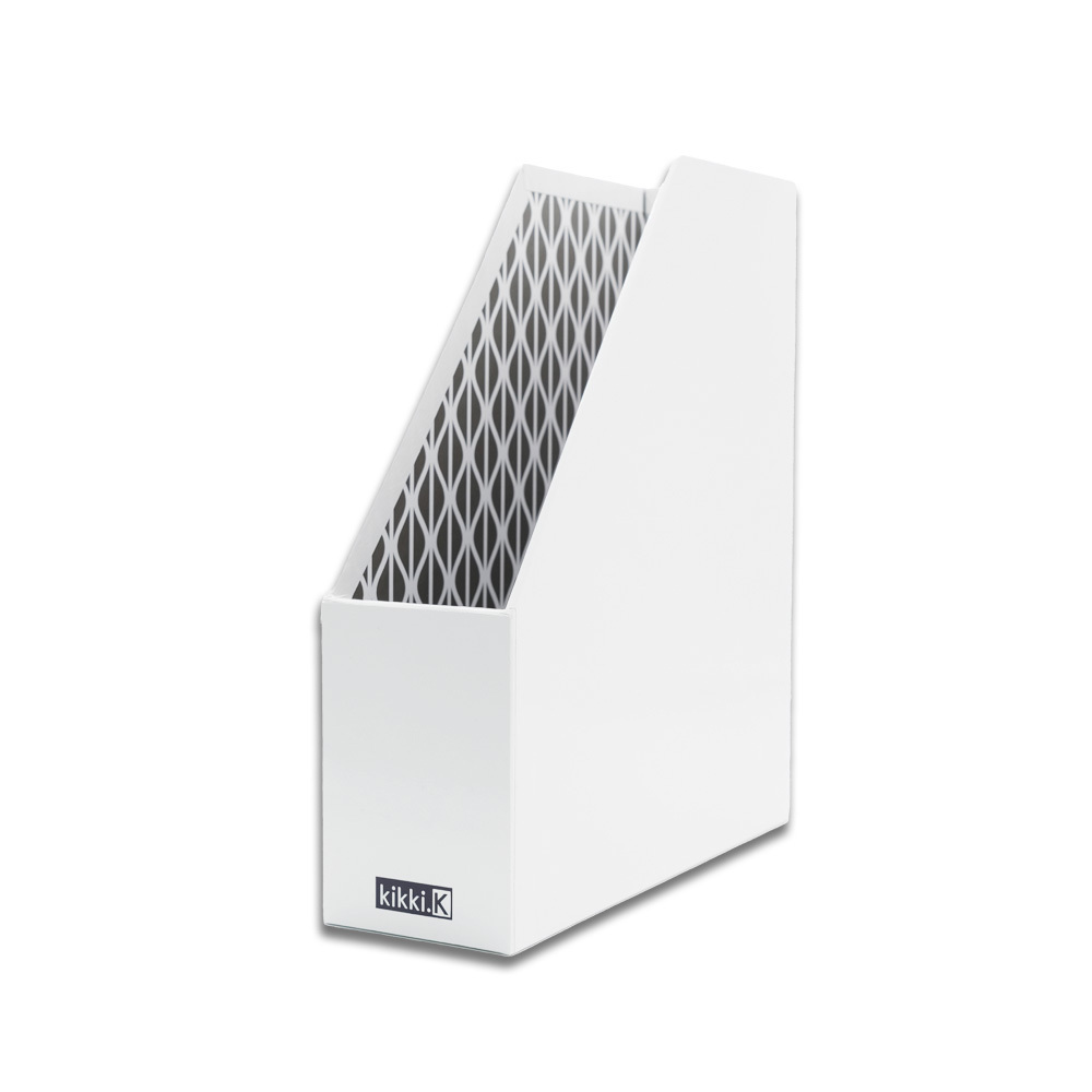 MAGAZINE HOLDER CARD ESSENTIALS WHITE