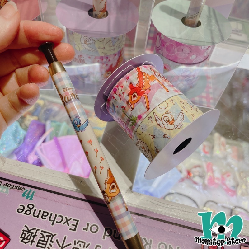 小鹿斑比原子筆連裝飾紙帶