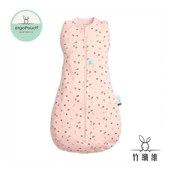 澳洲 ergoPouch 二合一舒眠竹纖維包巾 水果粉款