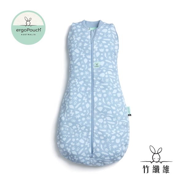 澳洲 ergoPouch 二合一舒眠竹纖維包巾 海洋藍款