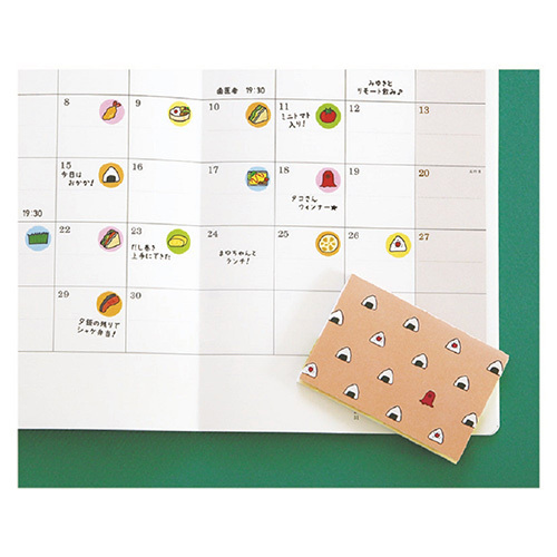 便當 我的習慣系列 150枚圓形貼紙 ｜日本RYU RYU