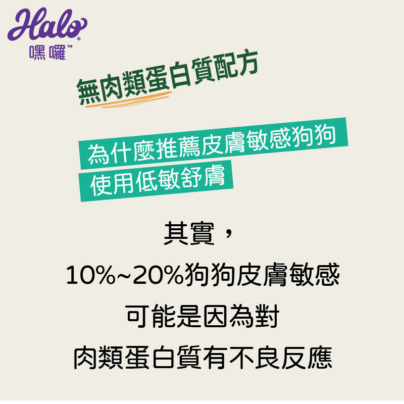 Halo 嘿囉 低敏舒膚 新鮮豌豆燉鷹嘴豆 3.5磅