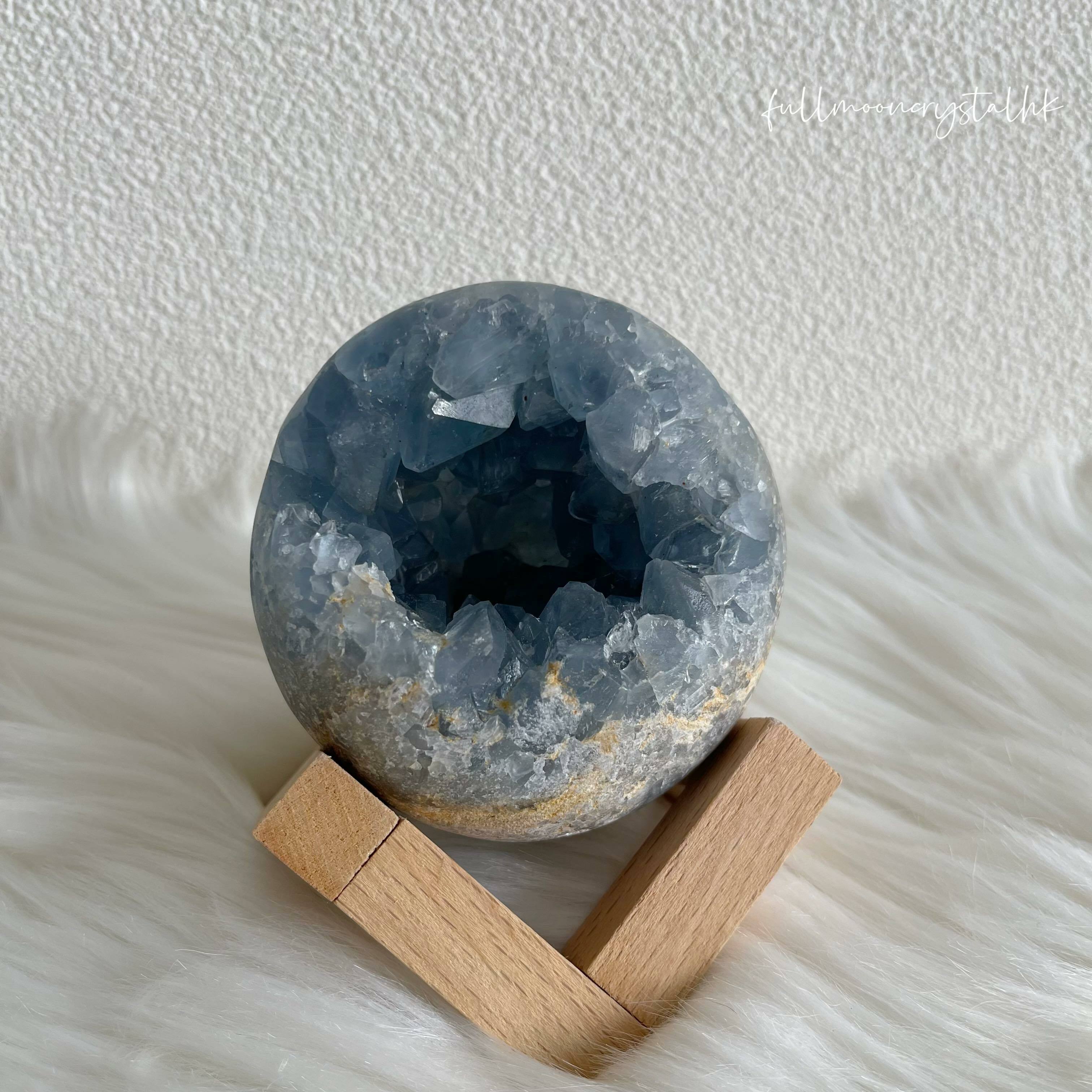 球形天青石原石