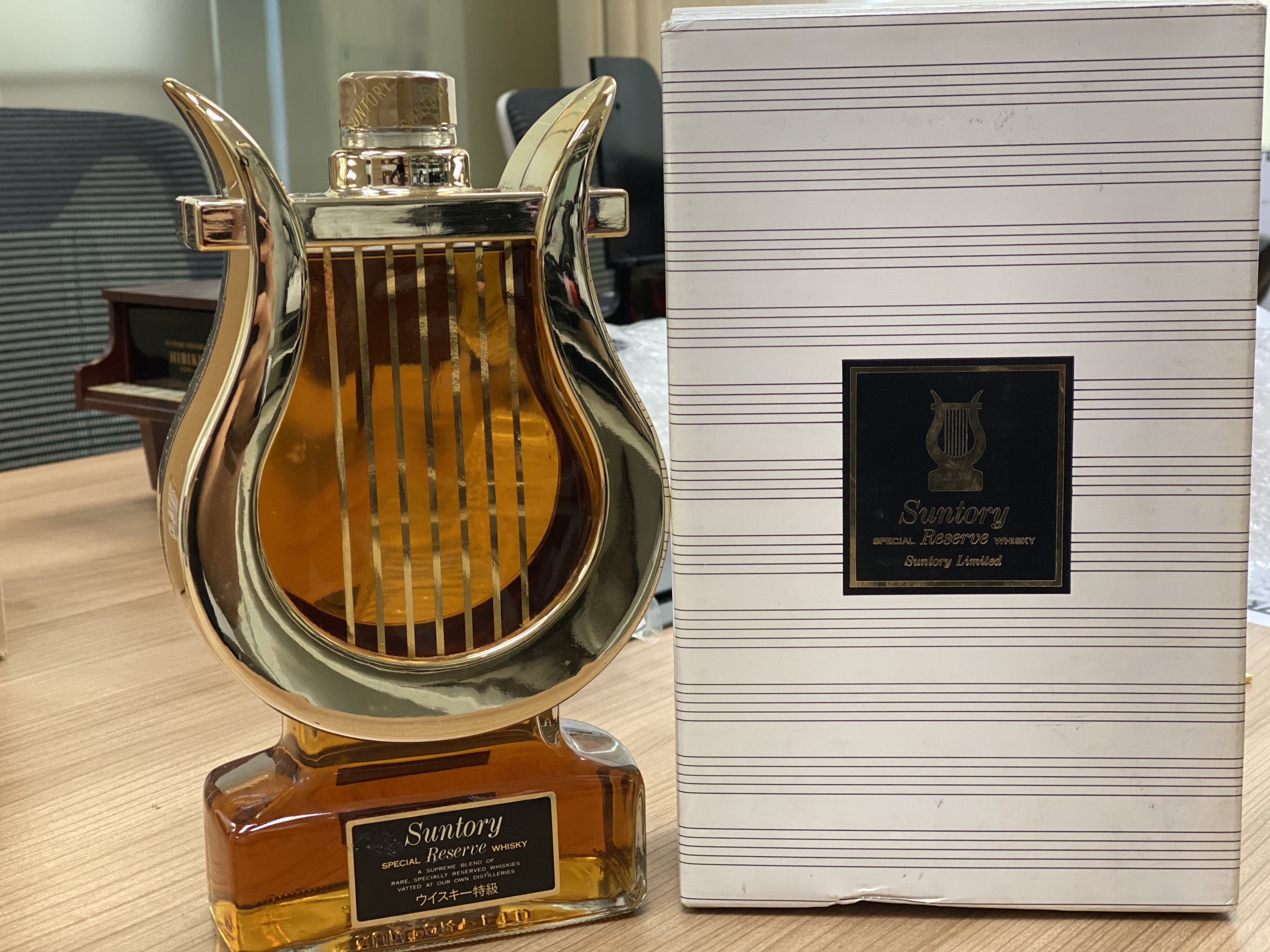 三得利 樂器系列 豎琴 有盒