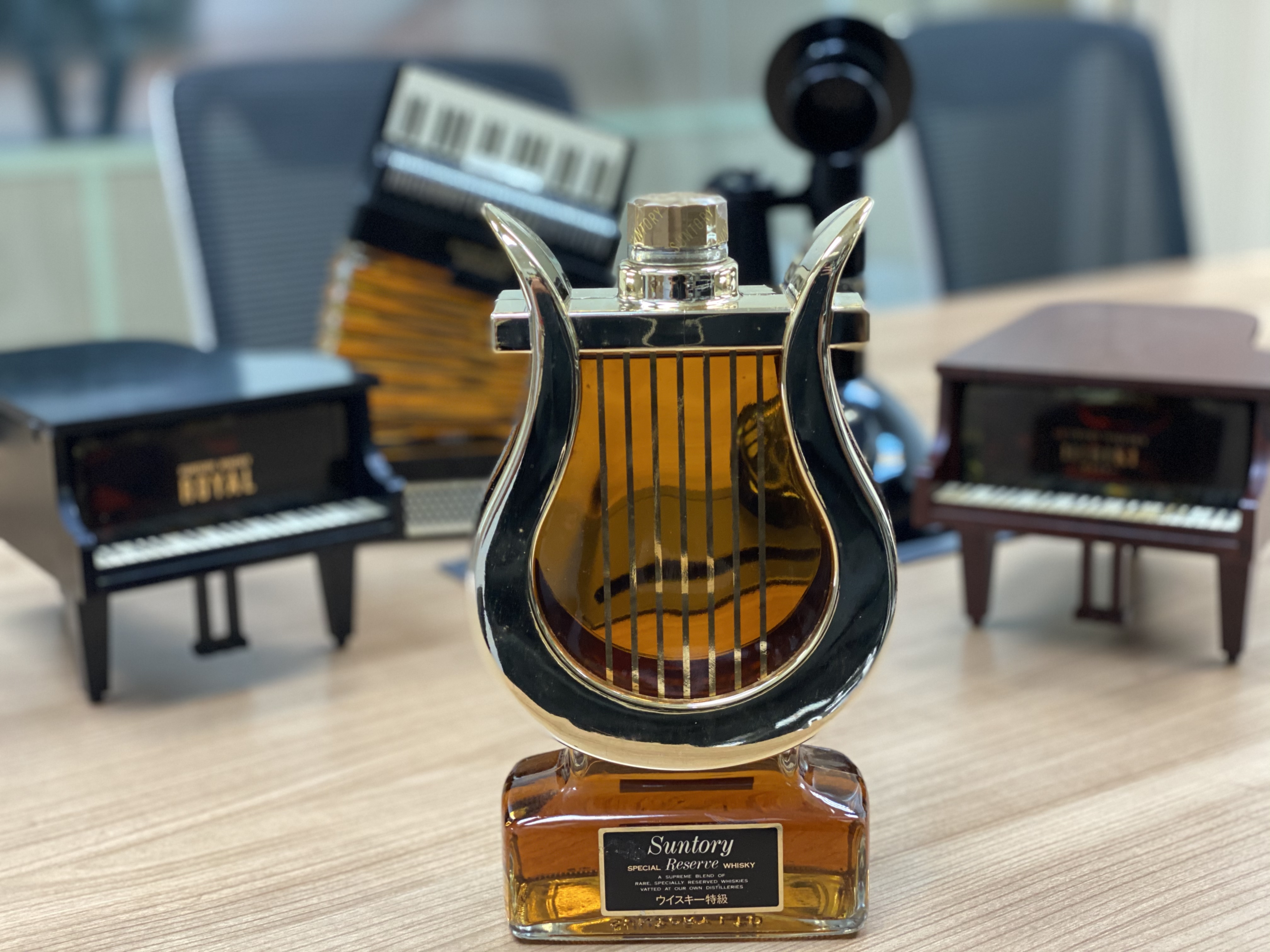 三得利 樂器系列 豎琴 有盒