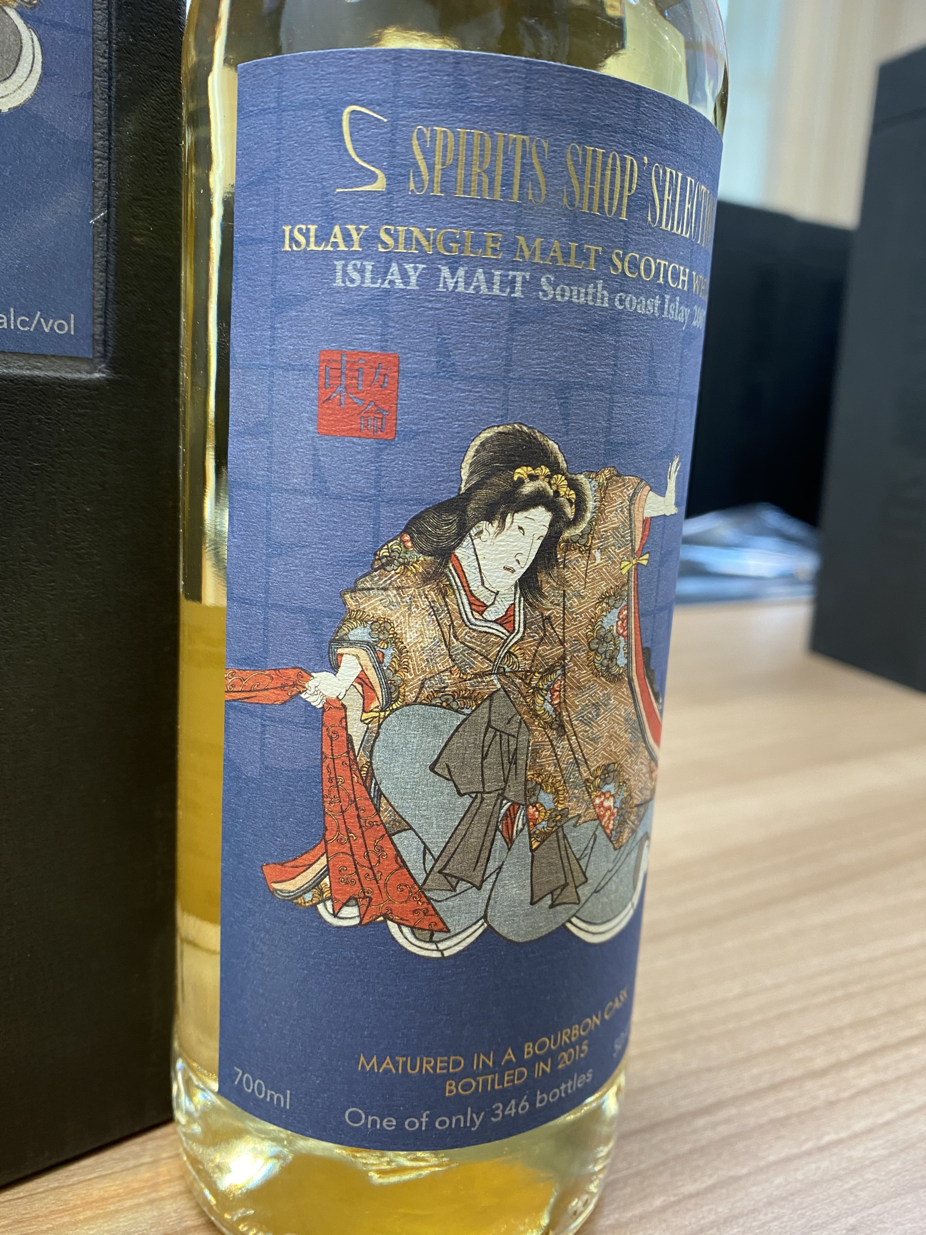 東方命 8 years  Islay South Coast Single Malt Whisky, Distilled in 2007, bottled in 2015, matured in Bourbon Casks, 全球限量346支