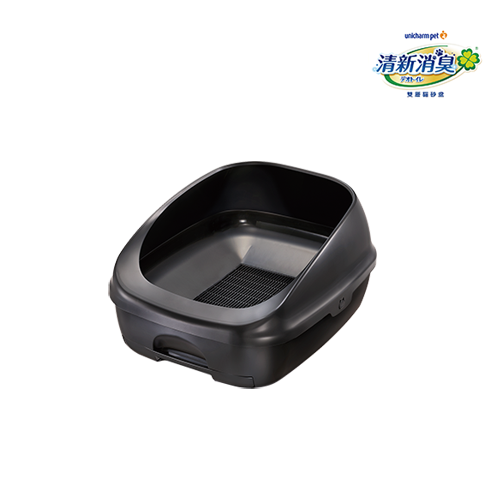 unicharm pet 清新消臭雙層貓砂盆-半罩