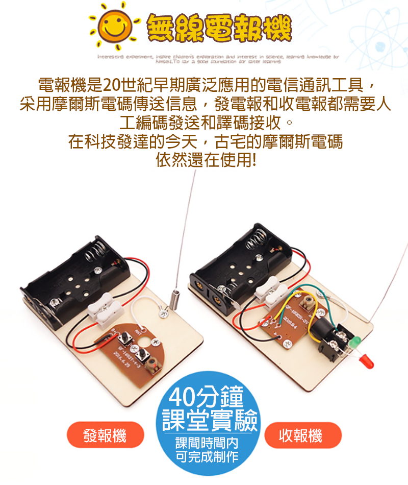 STEM電報機材料包 E-26