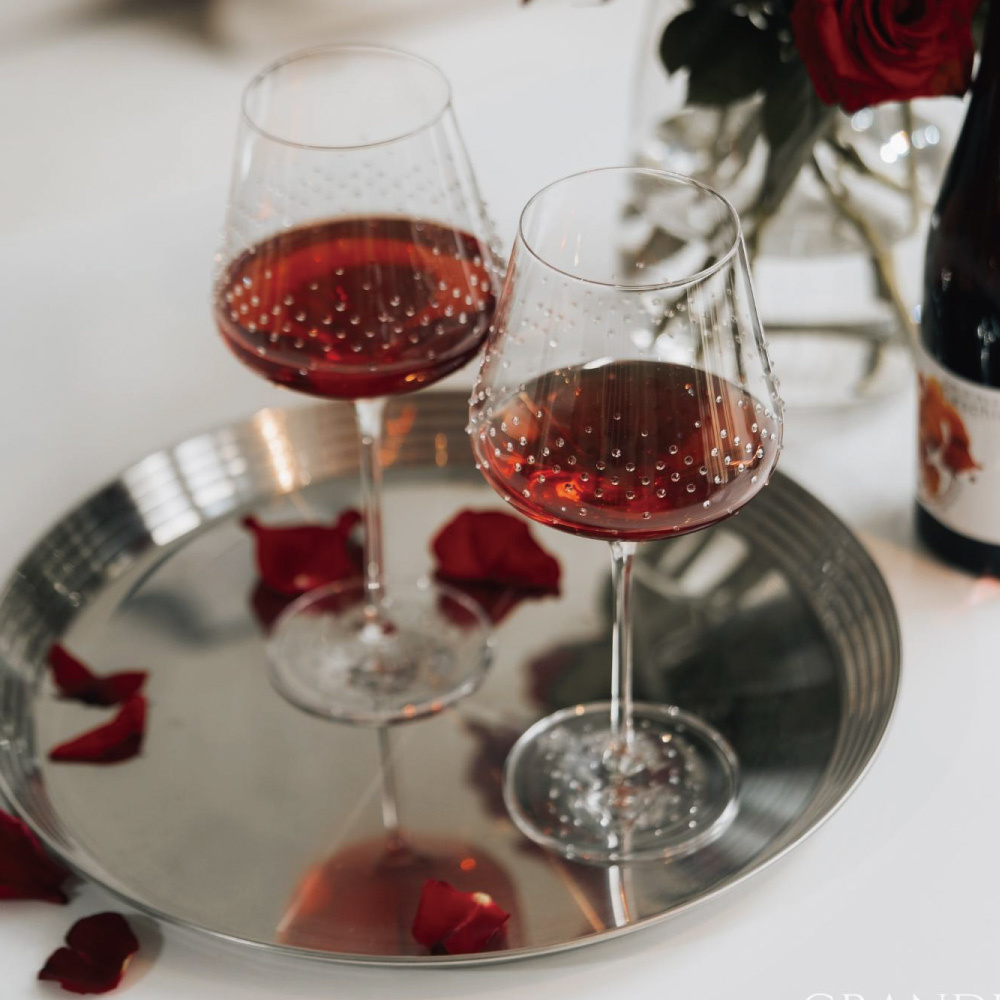 𝐆𝐑𝐀𝐍𝐃𝐈｜Aurora 極光710 會呼吸的紅酒杯-2入組