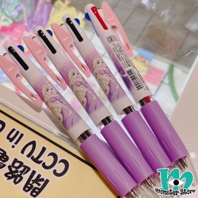 長髮公主樂佩3色原子筆