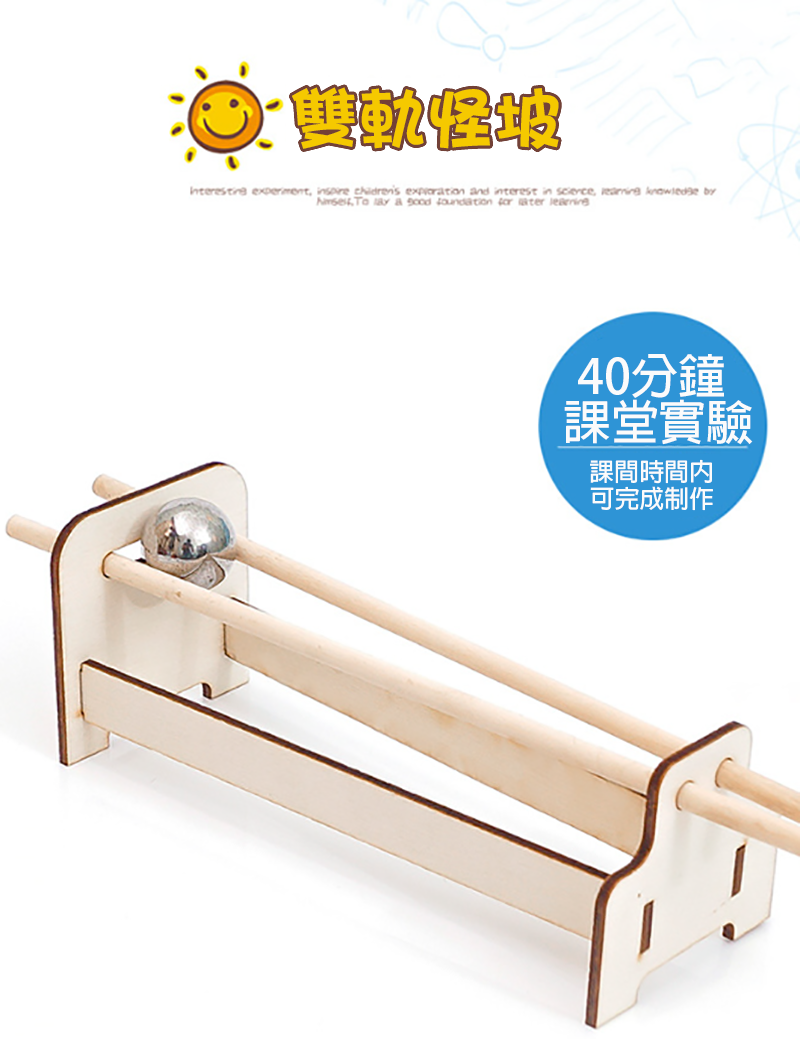 STEM雙軌怪坡材料包 R-31