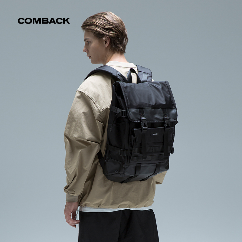 COMBACK  旅行機能織帶雙肩背包