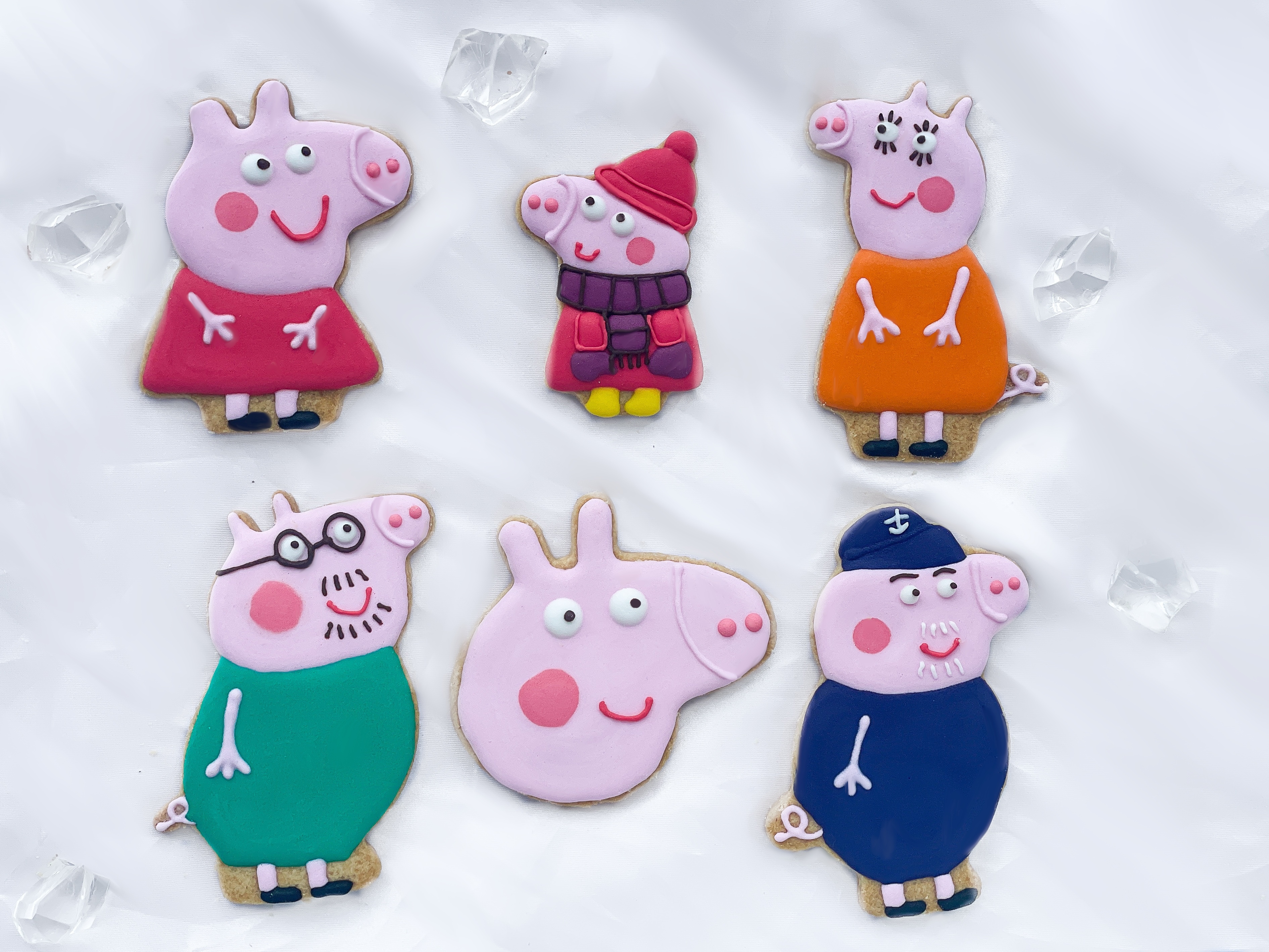 小豬佩奇糖霜曲奇餅 （大）