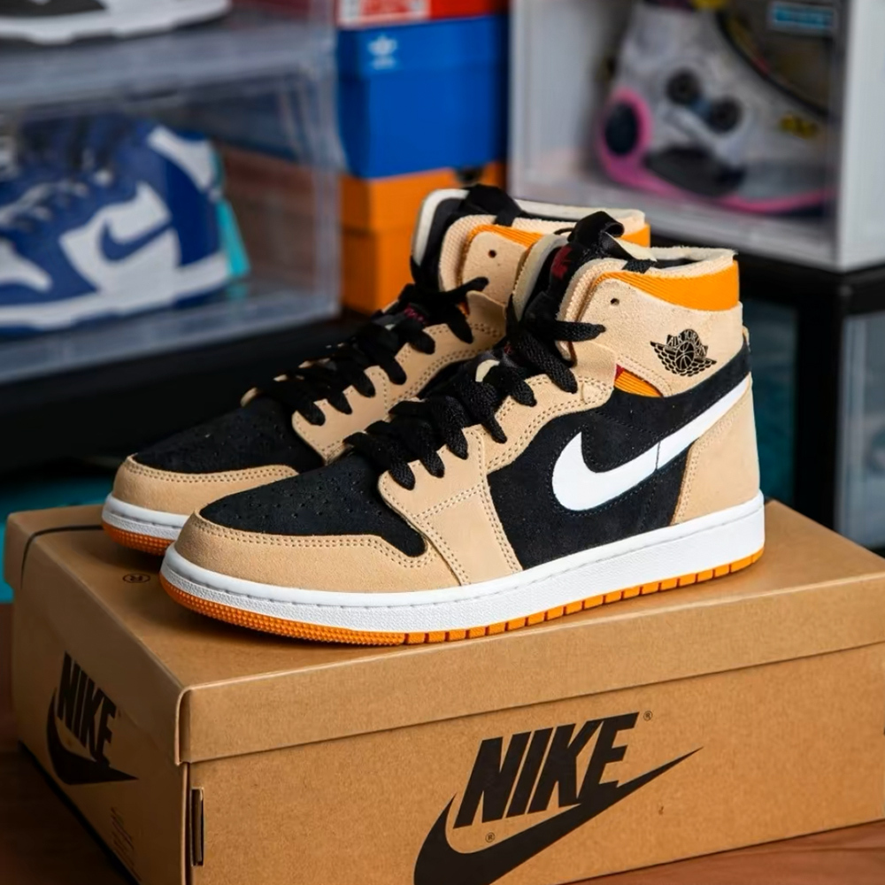 Air Jordan 1 High Zoom Air CMFT Pumpkin Spic 小麥 卡其黑 CT0978-200