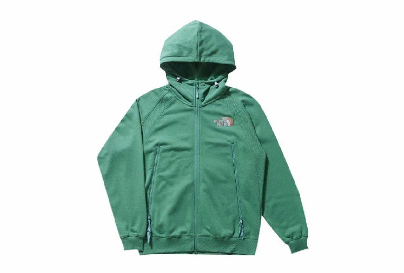 代購 The North Face x CLOT 聯名款 SS23 LOGO刺繡 連帽衛衣 綠 FEB-