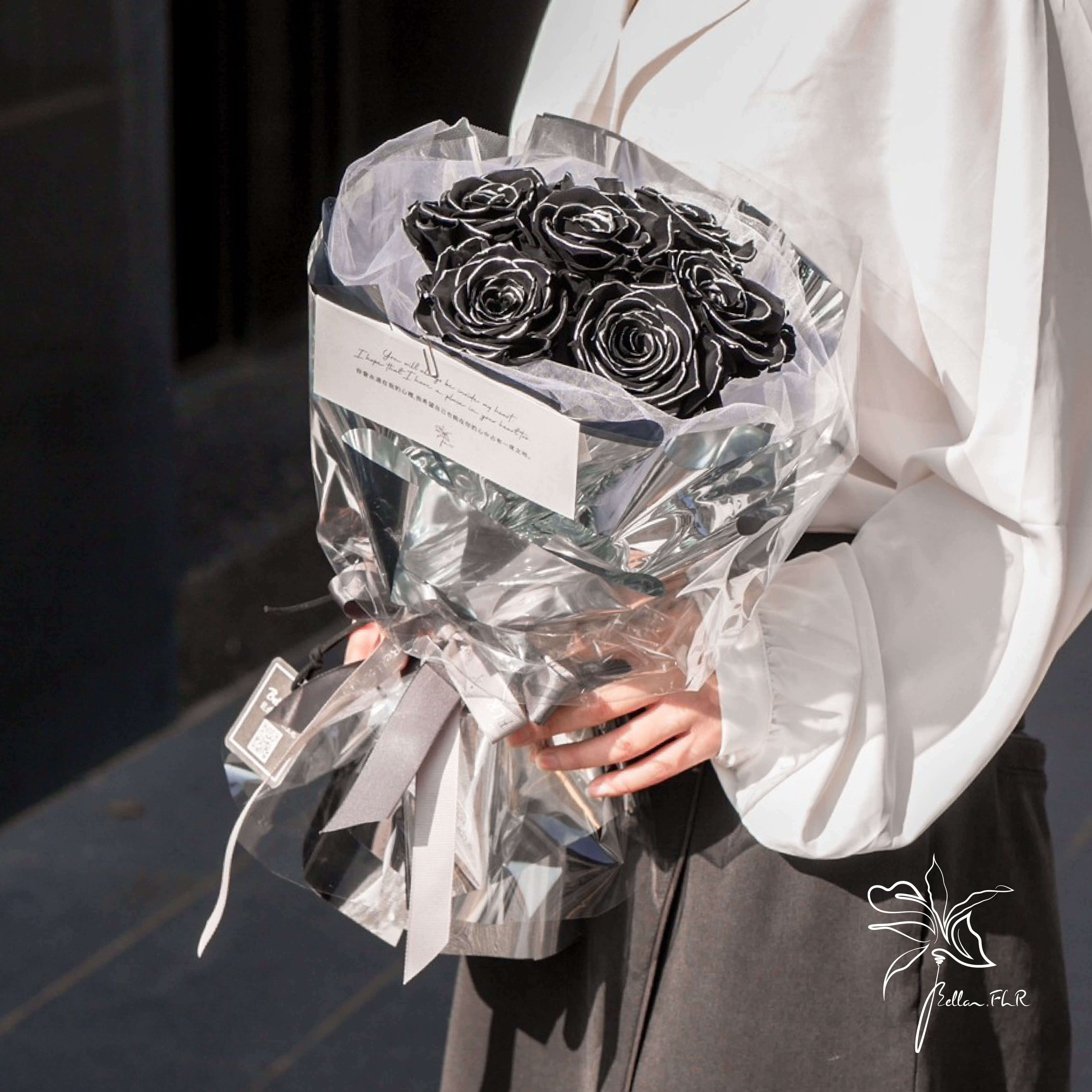 【星空】6朵永生玫瑰花束