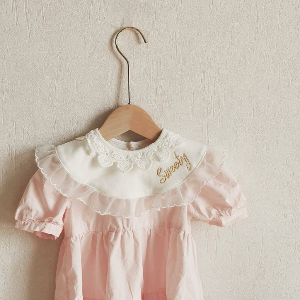 Y03WE_SS23🥰Sweety 蕾絲口水肩(pre-order)