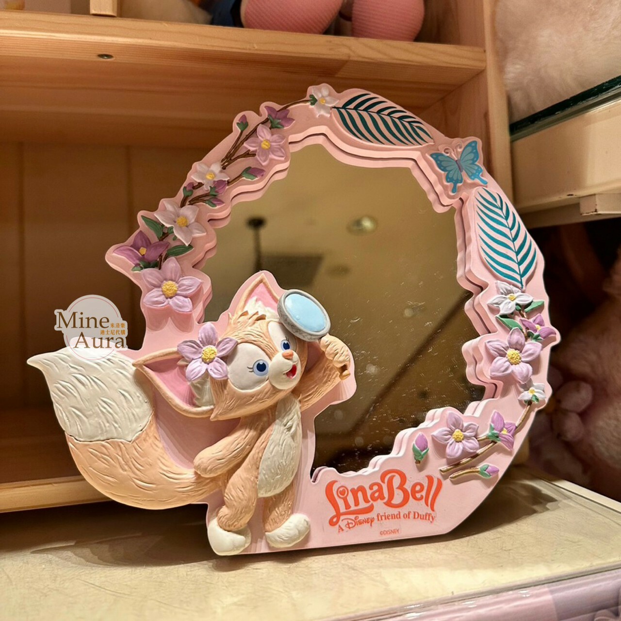 (限時特價) 玲娜貝兒 Lina bell 造型 桌鏡 擺飾品 -上海迪士尼樂園