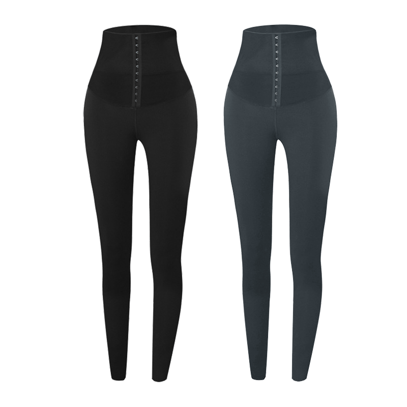 排扣收復提臀瑜珈褲