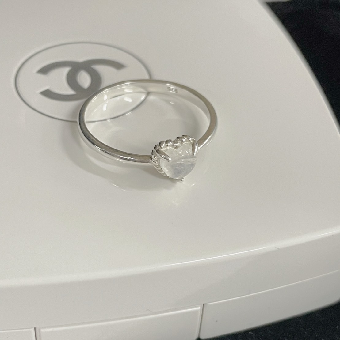 925 silver-Oceane heart Ring