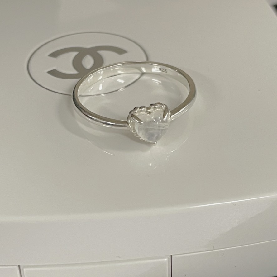 925 silver-Oceane heart Ring