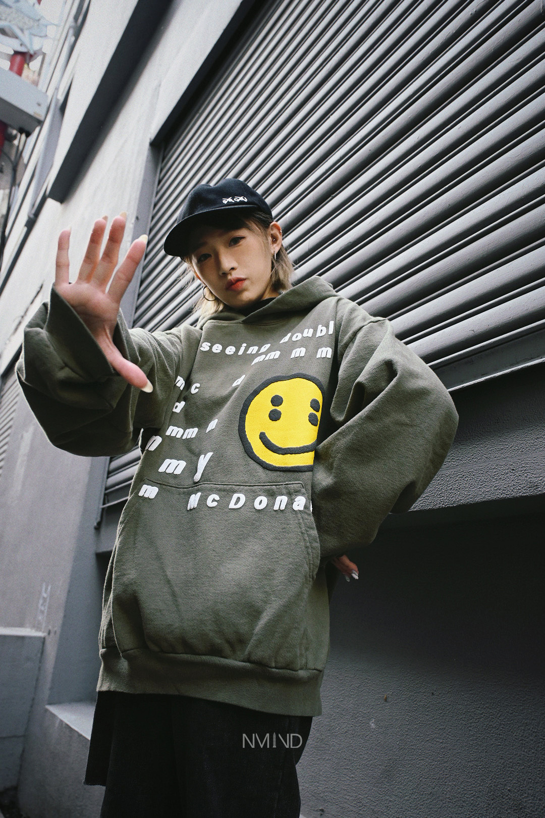 CPFM X Mc Donald's 聯名 帽踢 橄欖綠