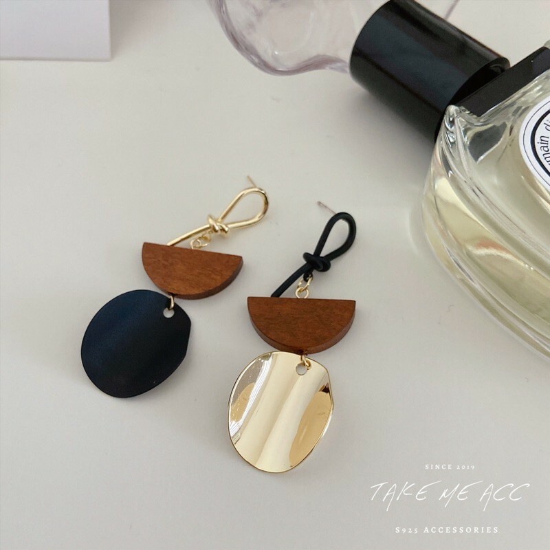 旭日山丘｜純銀針耳環