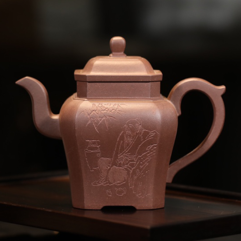 【高八方(竹林)】--輪廓線條分明，又方中藏圓，給人以乾淨利落、明快挺秀、平穩莊重之感