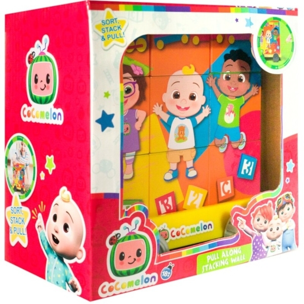 《 CoComelon 可可瓜 》 方塊堆疊拖車