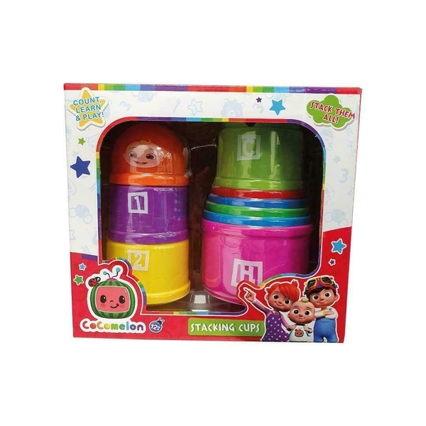 《 CoComelon 可可瓜 》 疊疊杯