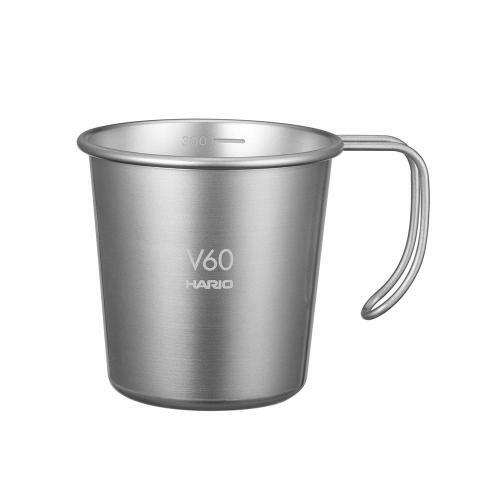 #【HARIO】V60戶外用金屬推疊杯(O-VSM-30-HSV)