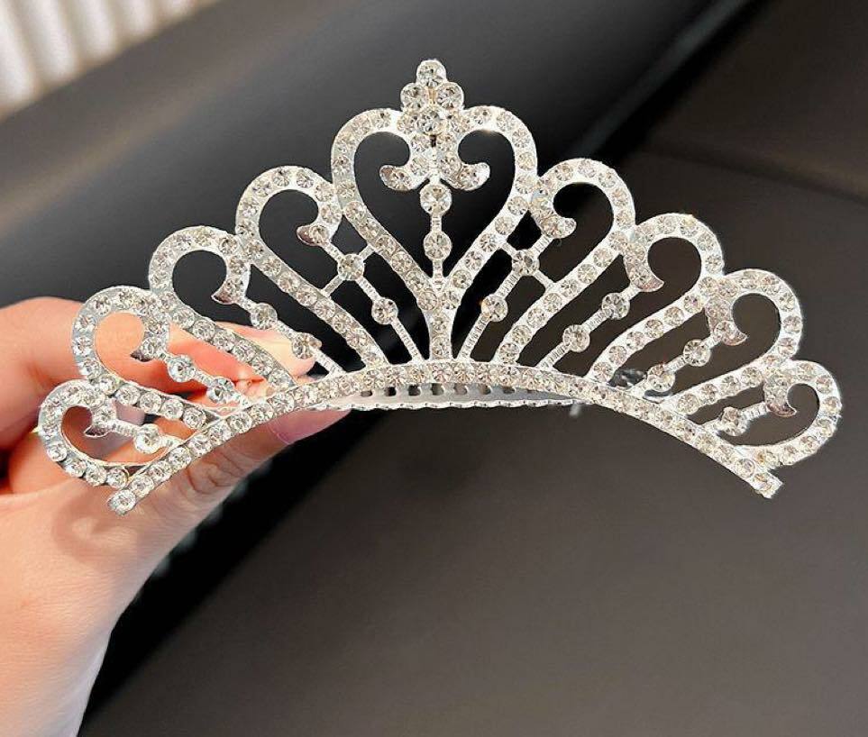 A156SR_SS23👑閃閃天鵝皇冠髮梳(pre-order)