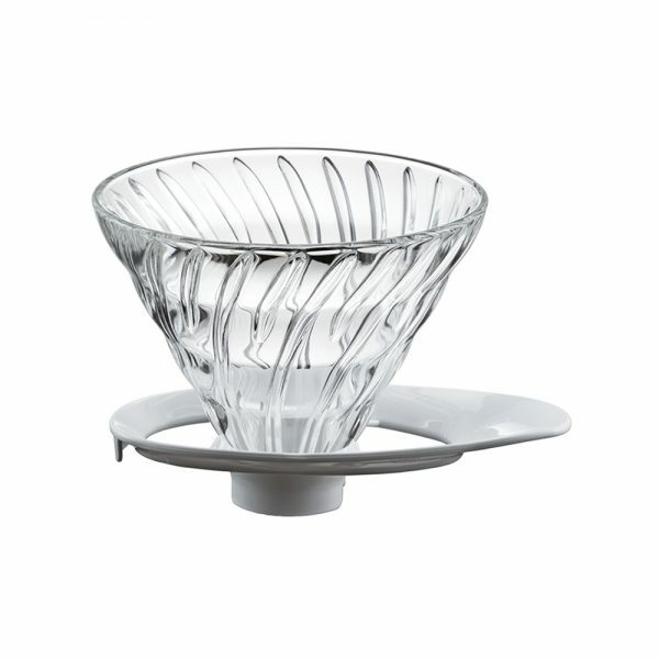 #【HARIO】V60旋風白02玻璃濾杯(VDGR-02-W)